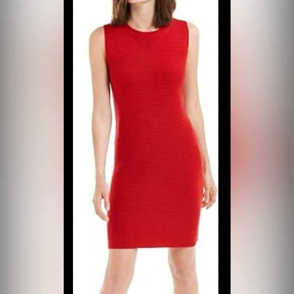 Tory Burch Red Sleeveless Dress - Picture 6 of 8
